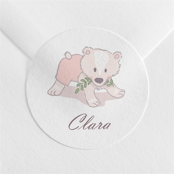 Sticker Geburt Bärchen
