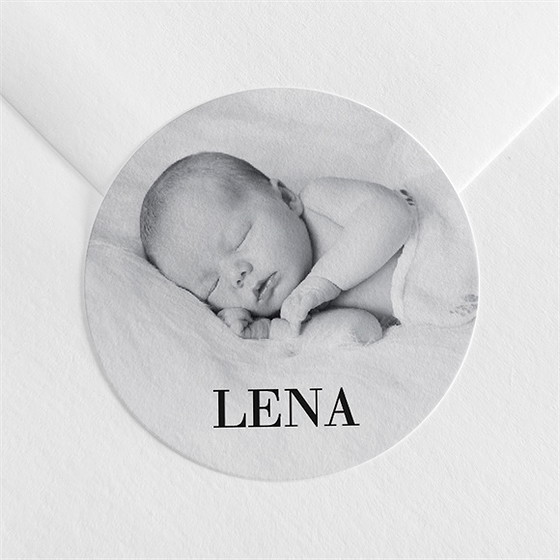 Sticker Geburt Granatapfelrot