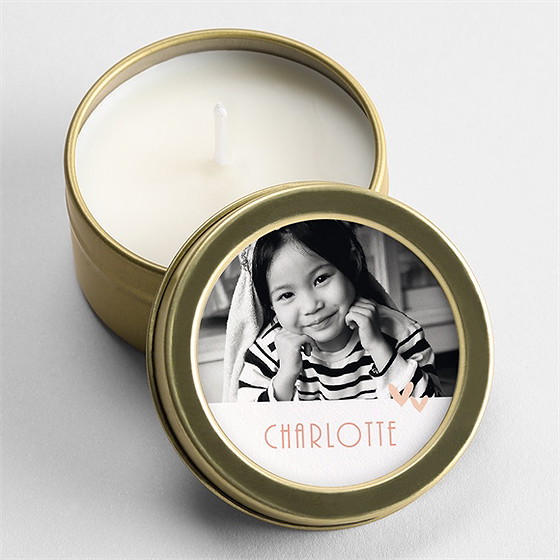 Kerze Kommunion Fotoblock Einladung