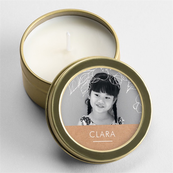 Kerze Kommunion Zarte Malerei ref.N360567