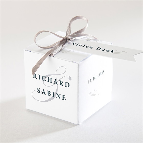 Geschenkbox Hochzeit Schlicht & Elegant