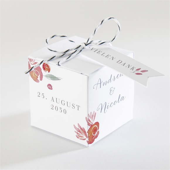 Geschenkbox Hochzeit Blumenrahmen ref.N340339