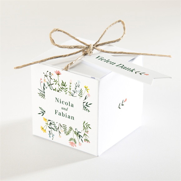 Geschenkbox Hochzeit Wilde Blumen ref.N340428