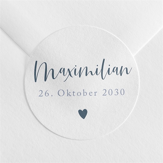 Sticker Geburt magnetkarte kleines herz