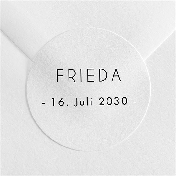 Sticker Geburt portrait