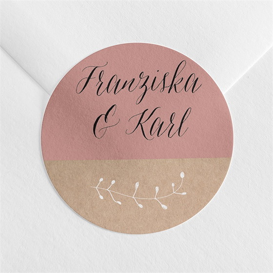 Aufkleber Hochzeit Festlichkeit