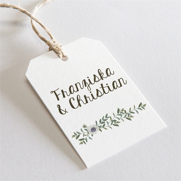 Geschenkanhänger Hochzeit Zarte Blüte ref.N291299