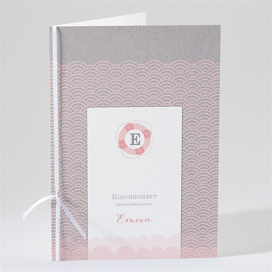 Kirchenheft Taufe Matrose In Rosa