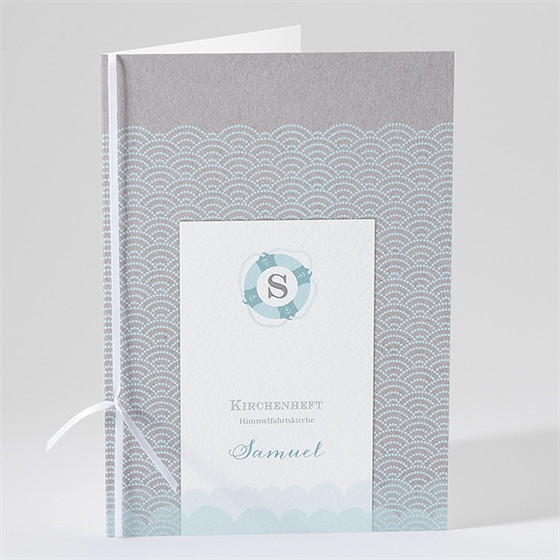 Kirchenheft Taufe Matrose In Blau