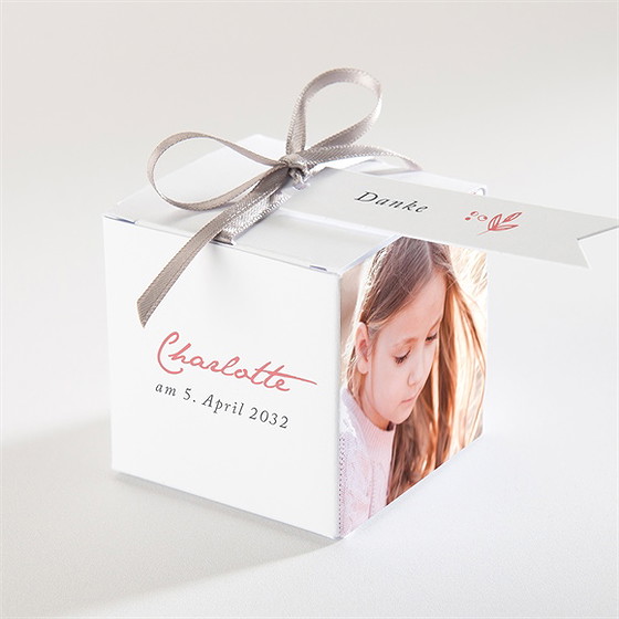 Geschenkbox Kommunion Kupferblätterranke