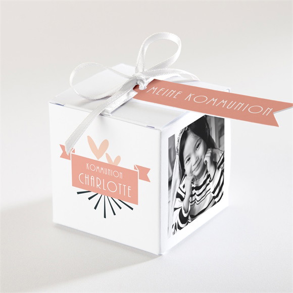 Geschenkbox Kommunion Fotoblock Einladung ref.N340283
