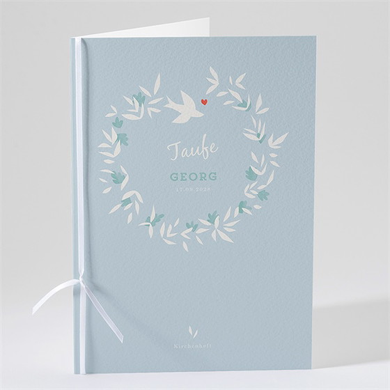 Kirchenheft Taufe Tauftaube