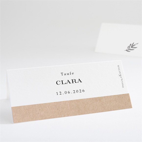 Tischkarte Taufe Das Wesentliche ref.N440746