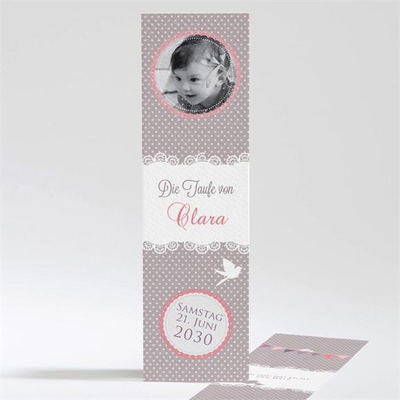 Andenken Taufe Vogelgesang Mädchen ref.N201262