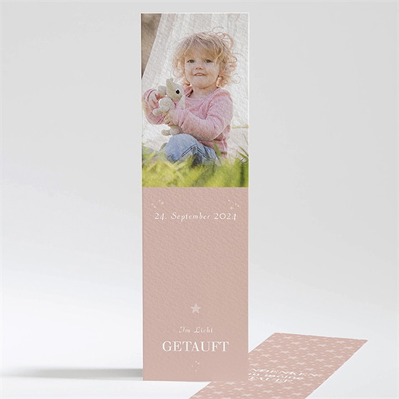 Andenken Taufe seerose