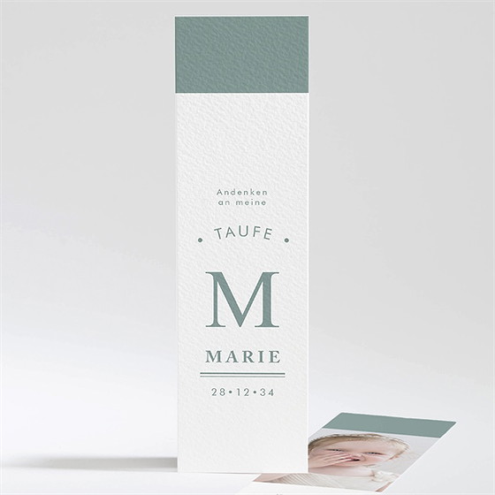 Andenken Taufe Initial