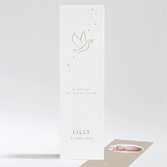 Andenken Taufe Taube flieg ref.N20174