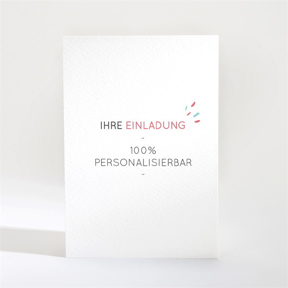 Hochzeitseinladung Blanco - 9,5x9,5cm (N210112) ref.N210112