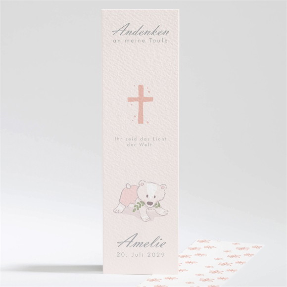 Andenken Taufe Mein kleines Lesezeichen ref.N201230