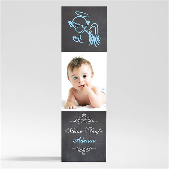 Andenken Taufe Blauer Engel - Magnet