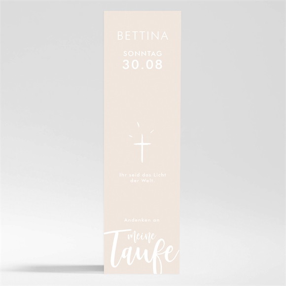 Andenken Taufe Kupfer Schrift - Magnet ref.N200364