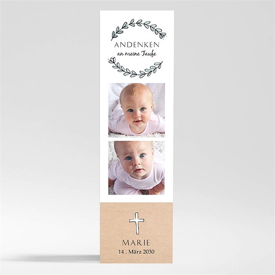 Andenken Taufe Kleines Programm - Magnet