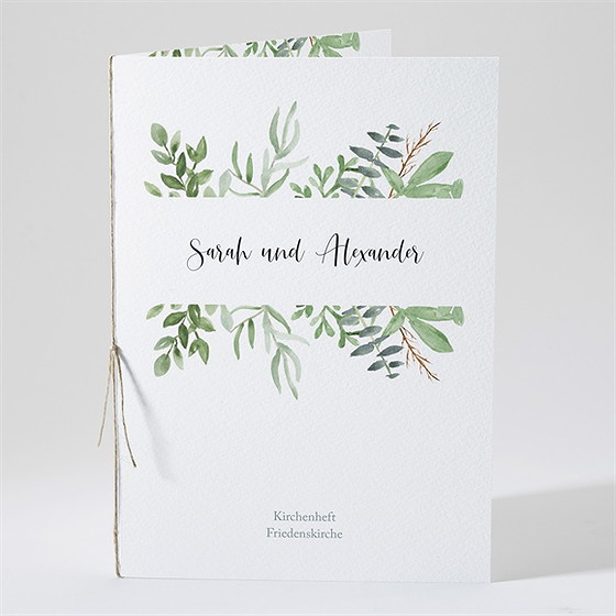 Kirchenheft Hochzeit blättertanz