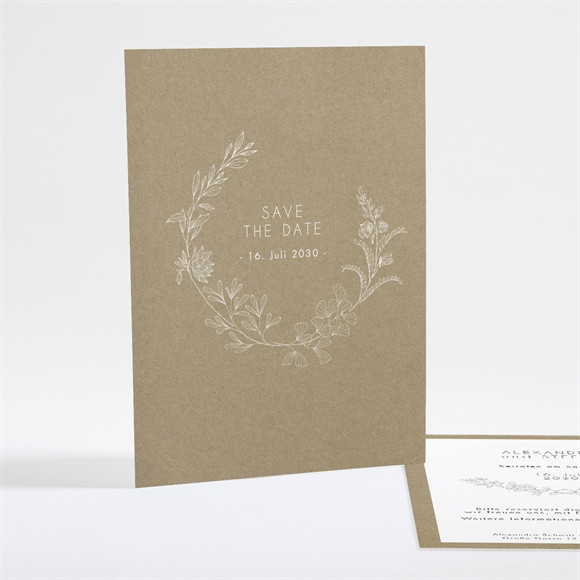 Save the Date Karte Festlichkeiten ref.N25160
