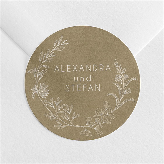 Aufkleber Hochzeit festlichkeiten