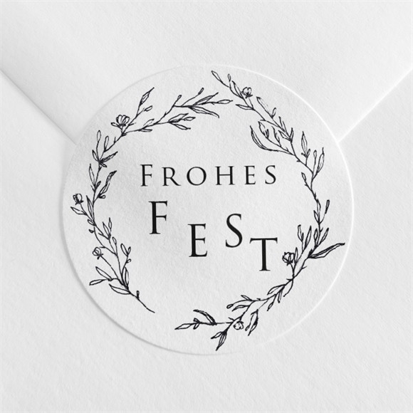 Sticker Weihnachten Frohes Fest ref.N360439
