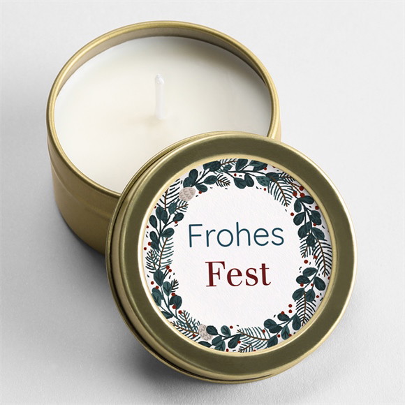 Kerzen Weihnachten Lorbeerkranz ref.N360402