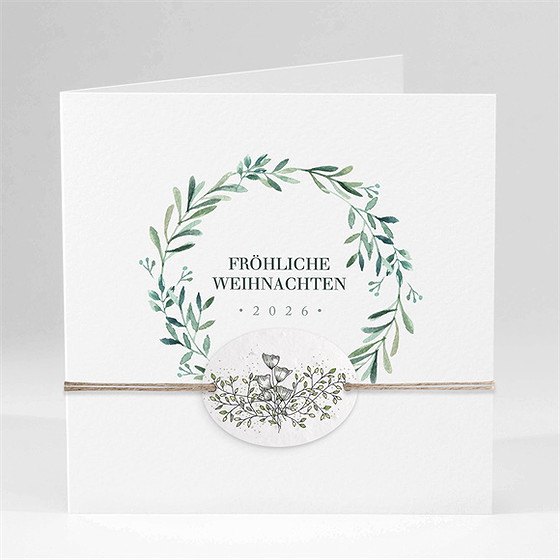 Weihnachtskarte Wachsende Projekte