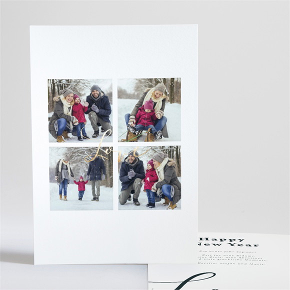 Weihnachtskarte Elegante Fotos ref.N241210