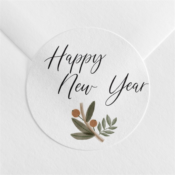 Sticker Weihnachten Weihnachtsblume ref.N360445