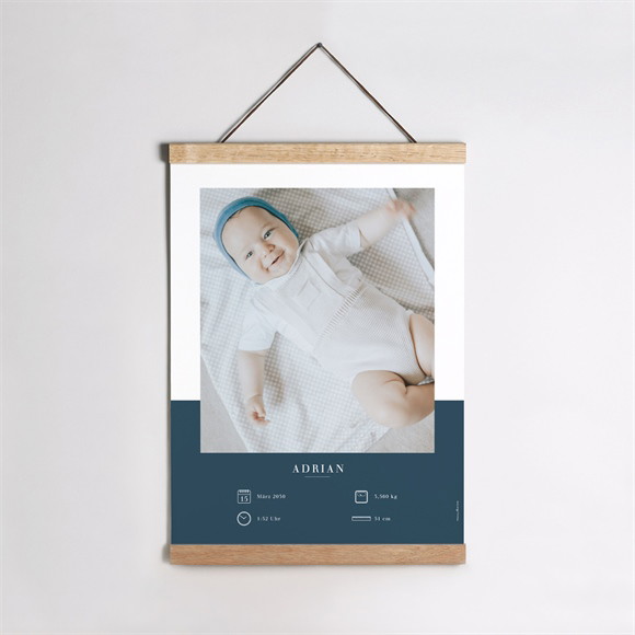 Geburtsposter Schlicht ref.N26014