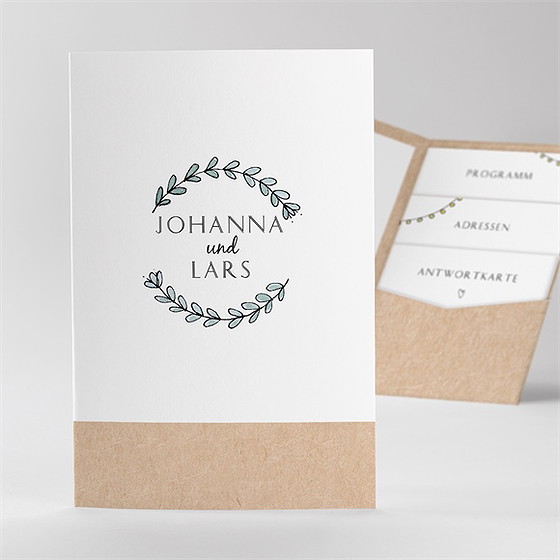 Hochzeitseinladung perfekt geplant - allinone