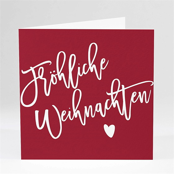 Weihnachtskarte fröhliche weihnachten