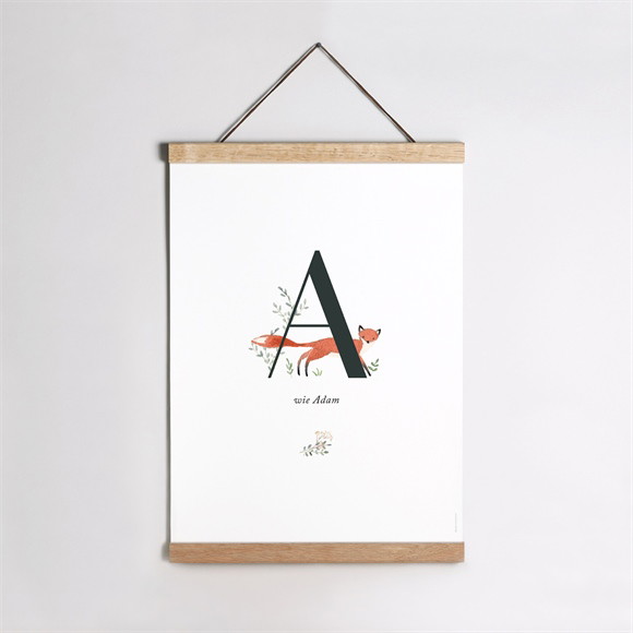 Geburtsposter Tieralphabet - Initial ref.N26025