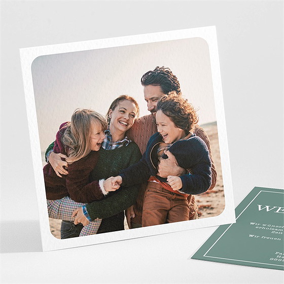 Weihnachtskarte Weihnachtliches Polaroid