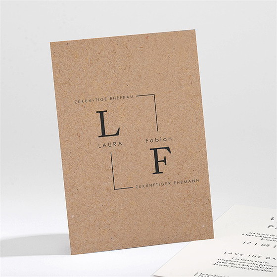 Save The Date Karte Verbunden