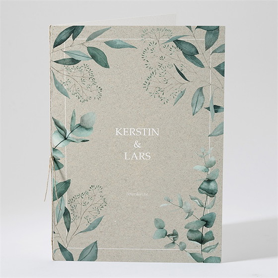 Kirchenheft Hochzeit intime blätterwelt