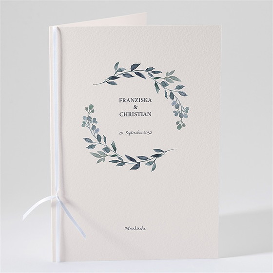 Kirchenheft Hochzeit schöner glanz