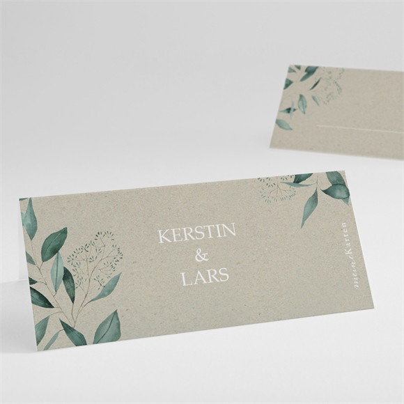 Tischkarte Hochzeit Intime Blätterwelt ref.N440896