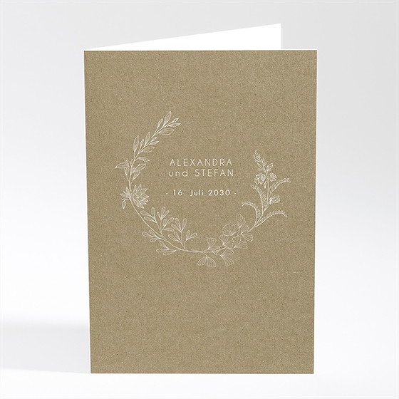 Menükarte Hochzeit Festlichkeiten