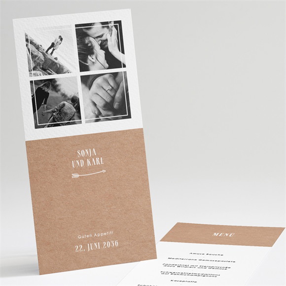 Menükarte Hochzeit Myriade ref.N221141