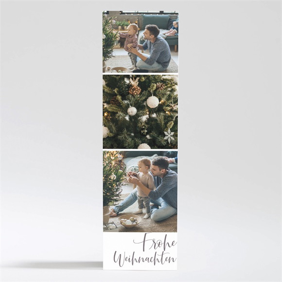 Weihnachtskarte Weihnachtskarte Fotostreifen ref.N200357