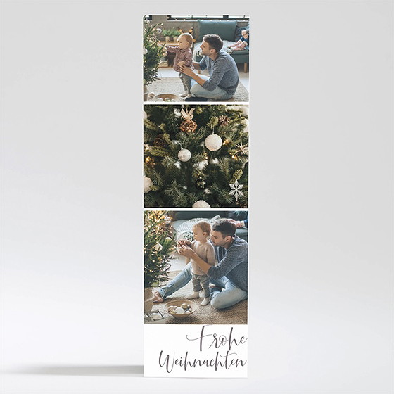 Weihnachtskarte Weihnachtskarte Fotostreifen