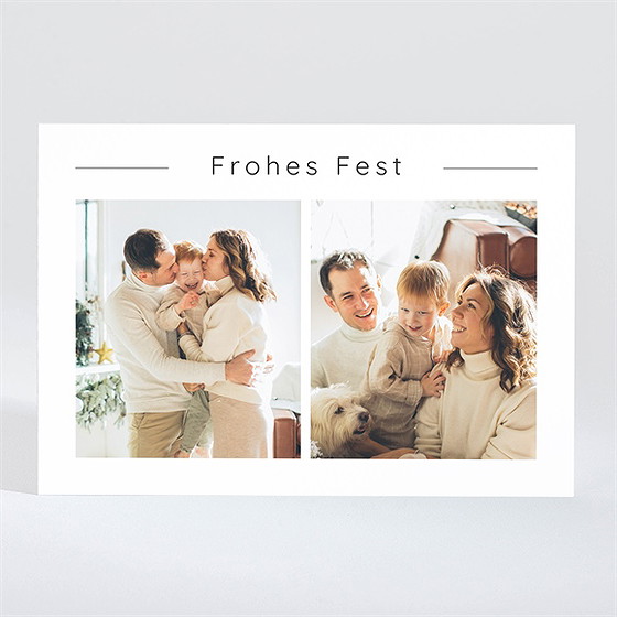 Weihnachtskarte Schlichte Weihnachtskarte