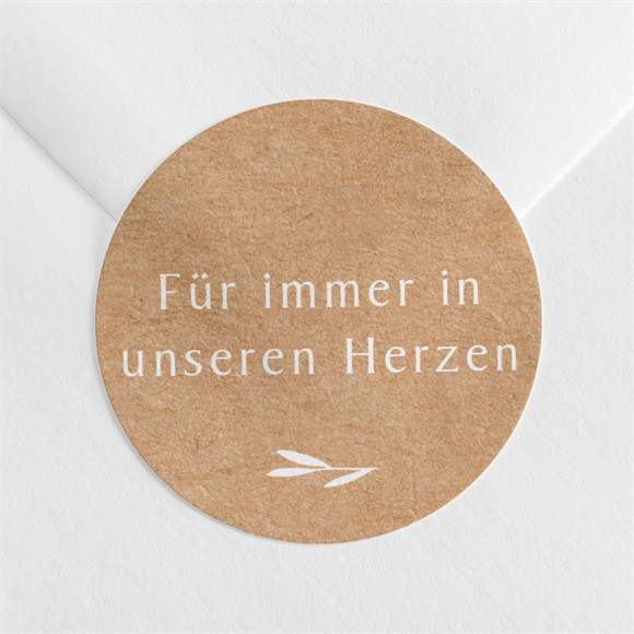 Aufkleber Trauer Abschiednehmen ref.N3601188