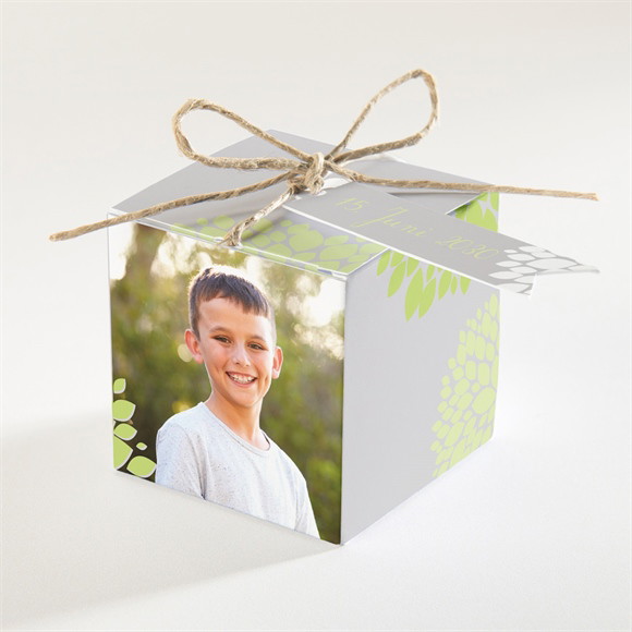 Geschenkbox Kommunion Blumen mit Tauben ref.N340474